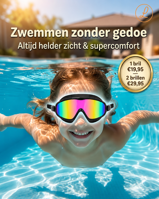 ClearDive Zwembril - Klik vast, duik en zie alles scherp